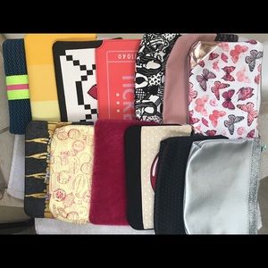 Ipsy make up bags (lot of 13)